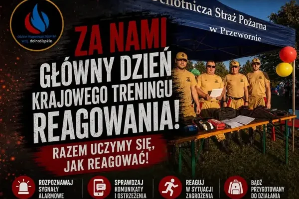 Mieszkańcy Dolnego Śląska ćwiczyli reagowanie w sytuacjach zagrożenia