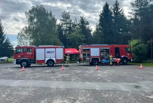 Ćwiczenia służb ratowniczych i Zakładu Karnego w Strzelinie
