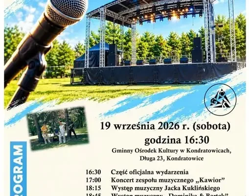Zakończenie Lata w Kondratowicach 2026 – muzyka, parkiet i otwarcie nowej strefy