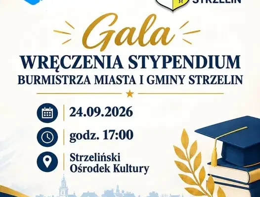 Strzelin: gala wręczenia stypendiów burmistrza już 24 września