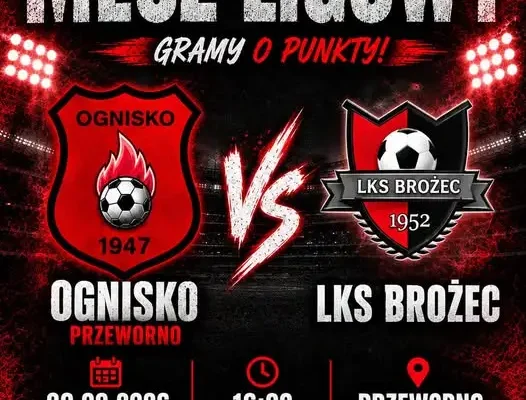 LKS Brożec zagra z Ogniskiem Przeworno – mecz już 20 września