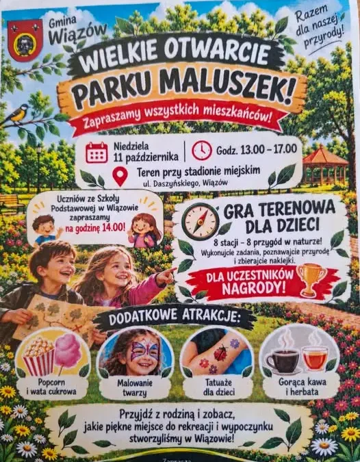 Wiązów: otwarcie Parku Maluszek przy ul. Daszyńskiego