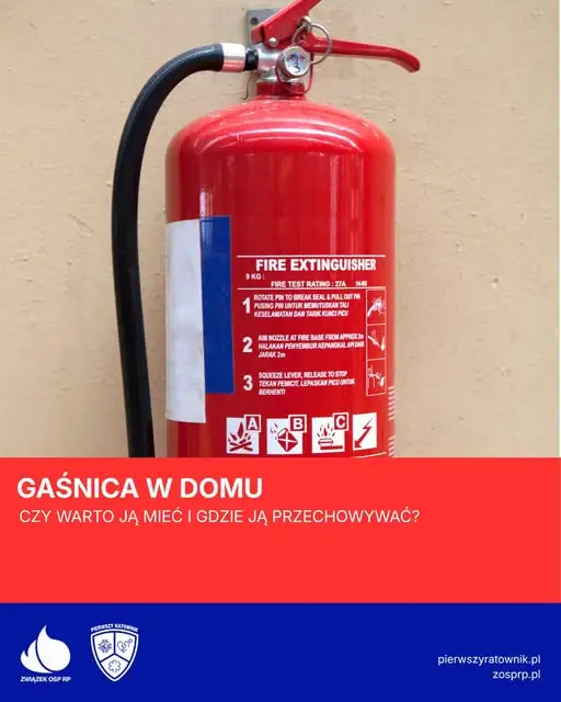 Gaśnica w domu – czy warto ją mieć i gdzie ją przechowywać?