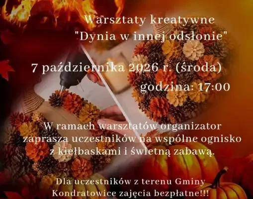 Jesienne warsztaty i ognisko w Kondratowicach – zapisy trwają