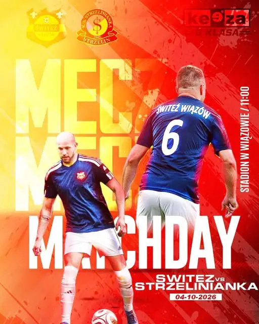 Świteź Wiązów kontra rezerwy Strzelinianki – niedzielny mecz B-Klasy