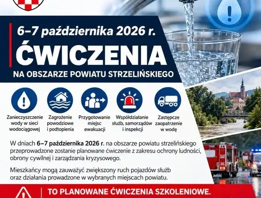 Ćwiczenia służb w Powiecie Strzelińskim – mieszkańcy mogą zauważyć wzmożony ruch