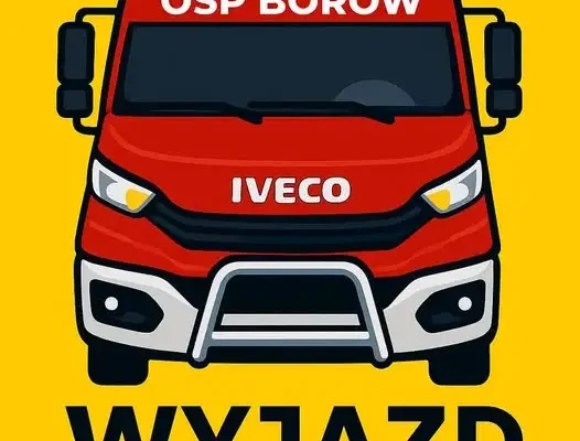 Nocna akcja OSP Borów: ewakuacja poszkodowanego w zdarzeniu medycznym