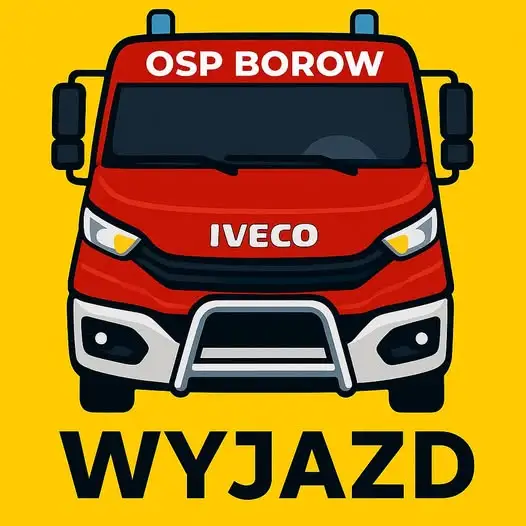 Nocna akcja OSP Borów: ewakuacja poszkodowanego w zdarzeniu medycznym