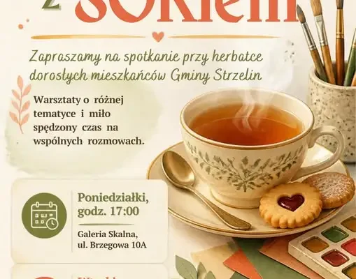 „Herbatka z SOKiem” – nowy cykl warsztatów dla dorosłych w Strzelinie