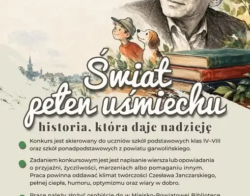 Konkurs literacki w Garwolinie. Napisz wiersz lub opowiadanie i wygraj nagrody