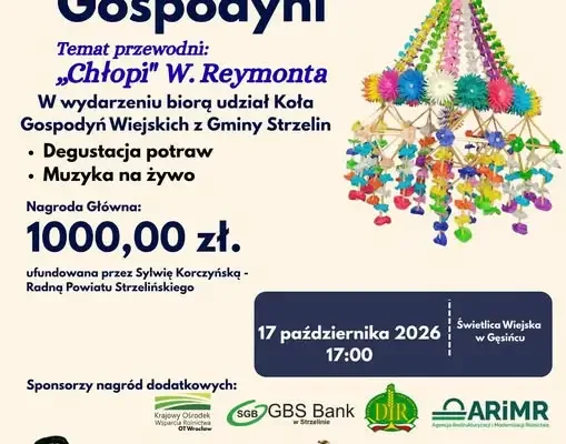VI edycja „Z KO(T)ŁA Gospodyni” w Gęsińcu – 17 października 2026